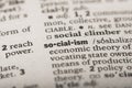 Closeup of the word `Socialism` in a dictionary Royalty Free Stock Photo