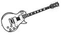 Rock Standard Guitar Outline