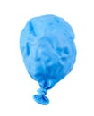Deflated balloon isolated Royalty Free Stock Photo
