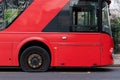 Deflated Tire on the London Bus