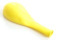 Deflated Yellow Balloon Royalty Free Stock Photo