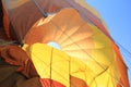 Deflating Hot Air Balloon Royalty Free Stock Photo