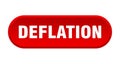 deflation button. rounded sign on white background Royalty Free Stock Photo