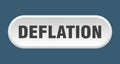 deflation button. rounded sign on white background Royalty Free Stock Photo