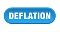 deflation button. rounded sign on white background Royalty Free Stock Photo