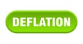 deflation button. rounded sign on white background Royalty Free Stock Photo