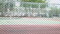 Defocus and blur photo of tennis court. background Royalty Free Stock Photo