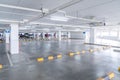 Defocus Carparking Area in the building of Shopping deparmentstore Royalty Free Stock Photo