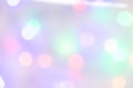 Defocus christmas lights pastel color background