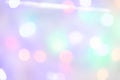 Defocus christmas lights pastel color background