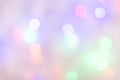 Defocus christmas lights pastel color background