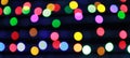 A Defocus of Multicolored bokeh background Royalty Free Stock Photo