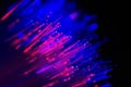 Defocused abstract background of fiber optic cables Royalty Free Stock Photo