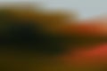 Defocused abstract background with smooth beautiful gradient mesh. Autumn forest with water reflection