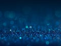 Defocused abstract blue lights background . bokeh lights. Royalty Free Stock Photo