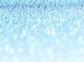 Defocused abstract blue lights background . bokeh lights. Royalty Free Stock Photo