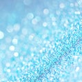 Defocused abstract blue lights background . bokeh lights. Royalty Free Stock Photo