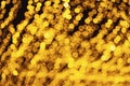 Defocused abstract bokeh pattern from lighting decor for background Royalty Free Stock Photo