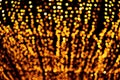 Defocused abstract bokeh pattern from lighting decor for background Royalty Free Stock Photo