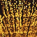 Defocused abstract bokeh pattern from lighting decor for background Royalty Free Stock Photo