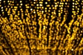 Defocused abstract bokeh pattern from lighting decor for background Royalty Free Stock Photo