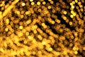 Defocused abstract bokeh pattern from lighting decor for background Royalty Free Stock Photo