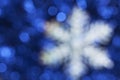 Defocused abstract christmas background. Royalty Free Stock Photo