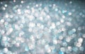 Defocused abstract colorful twinkle light background. Glittery bright shimmering background. Royalty Free Stock Photo