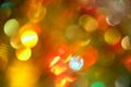 Defocused abstract festive lights