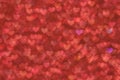 Defocused abstract red hearts light background Royalty Free Stock Photo