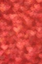 Defocused abstract red hearts light background Royalty Free Stock Photo