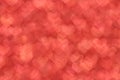 Defocused abstract red hearts light background Royalty Free Stock Photo