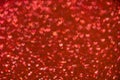 Defocused abstract red hearts light background Royalty Free Stock Photo