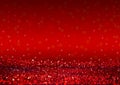 Defocused Abstract Red Lights Background