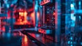 The defocused background in the Quantum Computing Laboratory adds a sense of mystery and complexity to the stateoftheart