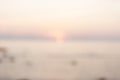 Defocused background with soft colorful sunset. Blur landscape. Royalty Free Stock Photo