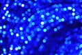Defocused Blue Lights Royalty Free Stock Photo