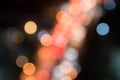 Defocused of blur bokeh city at night Royalty Free Stock Photo