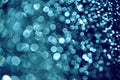 Defocused bokeh blue background Royalty Free Stock Photo