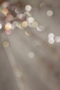 Defocused bokeh colorful blured lights with grey neutral background