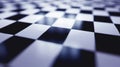 Defocused chessboards overlapping one another creating a mazelike effect