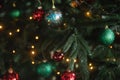 Defocused christmas abstract blurred background Royalty Free Stock Photo