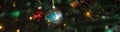 Defocused christmas abstract blurred background Royalty Free Stock Photo