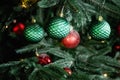 Defocused christmas abstract blurred background Royalty Free Stock Photo