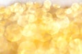 Defocused Christmas Gold Lights Royalty Free Stock Photo