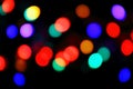 Defocused christmas lights background Royalty Free Stock Photo