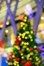 Defocused christmas lights background Royalty Free Stock Photo