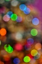 Defocused Christmas lights background and bokeh Royalty Free Stock Photo