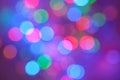 Defocused christmas lights background Royalty Free Stock Photo