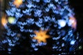 Defocused christmas lights background